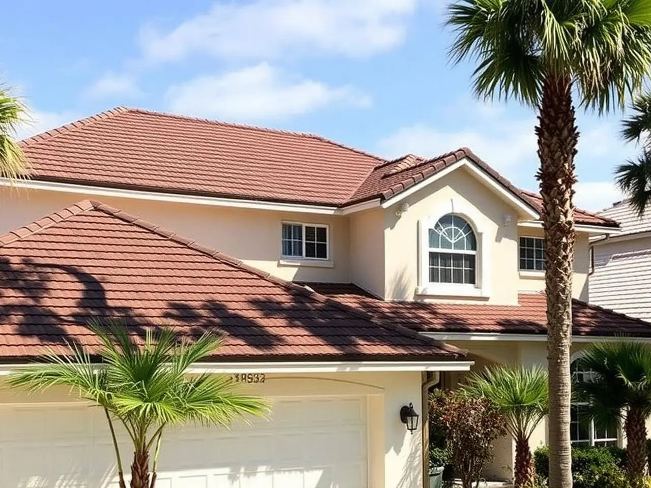 Brown shingle roof on Orlando home